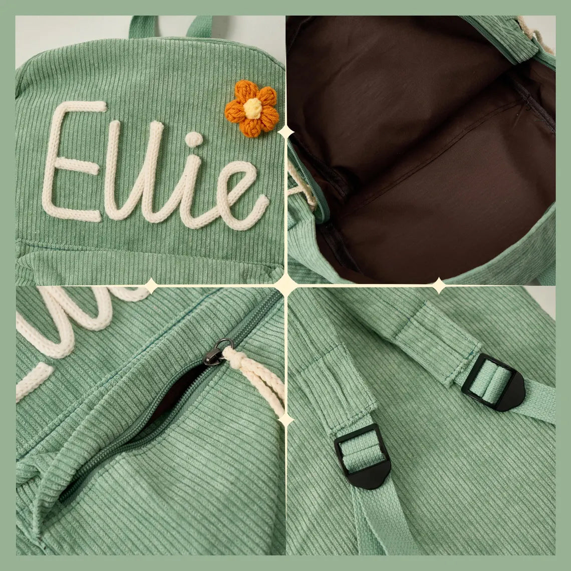 K&C - Personalized Knitted Backpack